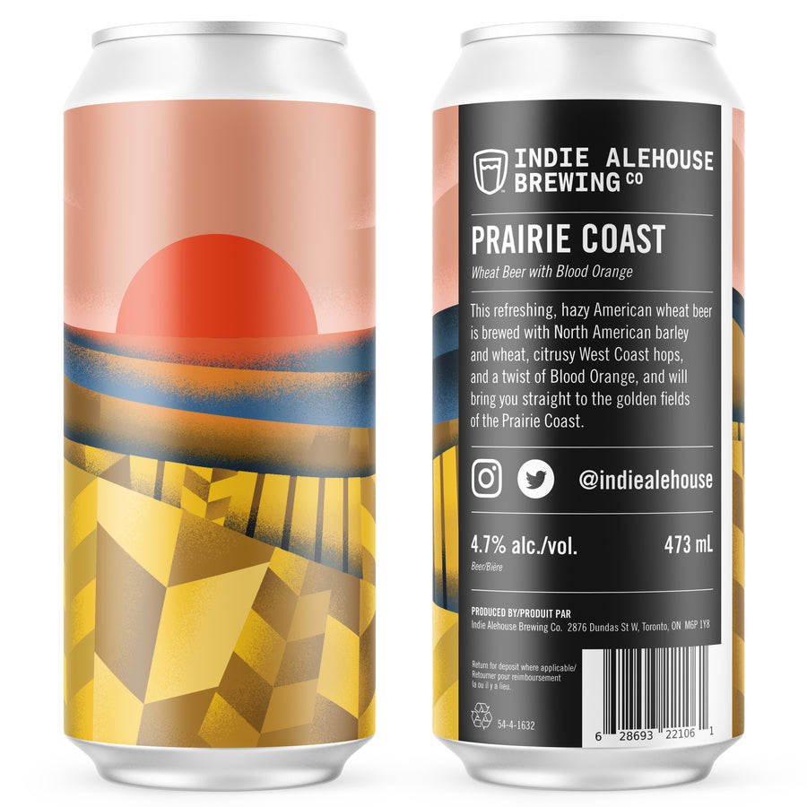 Prairie Coast Wheat Beer with Blood Orange - 473 ml