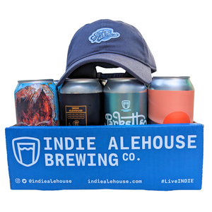 24 x 473mL Indie Mix Pack w. Dad Hat