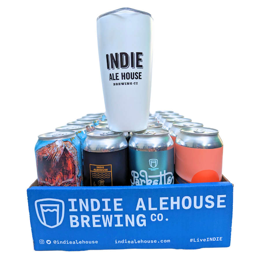 24 x 473mL Indie Mix Pack w. Traveller Mug
