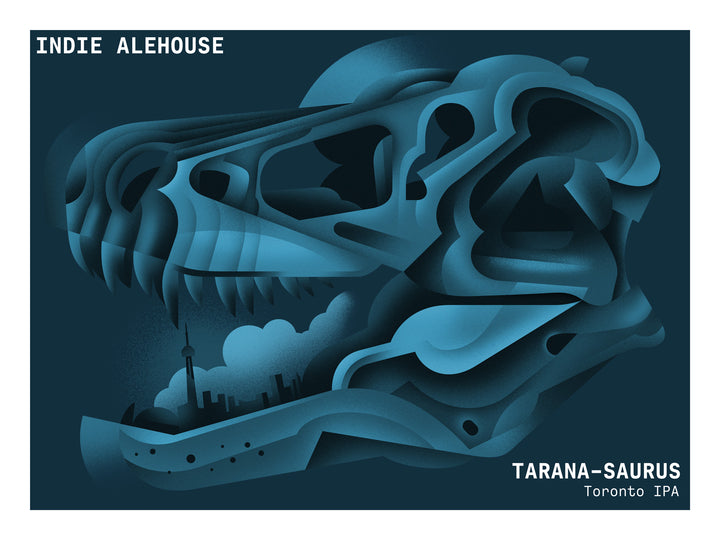 Print - Tarana-Saurus  18x24 inch