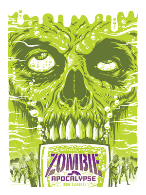 Print - Zombie Apocalypse  18x24 inch
