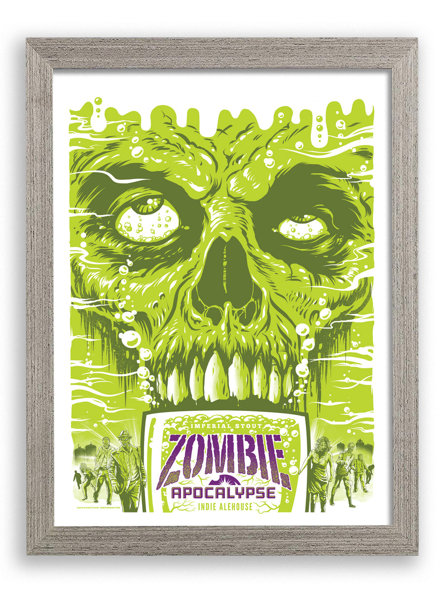 Print - Zombie Apocalypse  18x24 inch